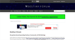 Desktop Screenshot of destiny-forum.org